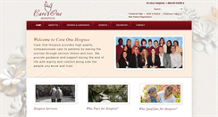 Desktop Screenshot of careonehospice.com